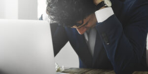 Businessman Leader Stress Meeting Strategy Concept